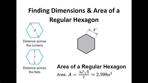 how to figure hexagon sizes.